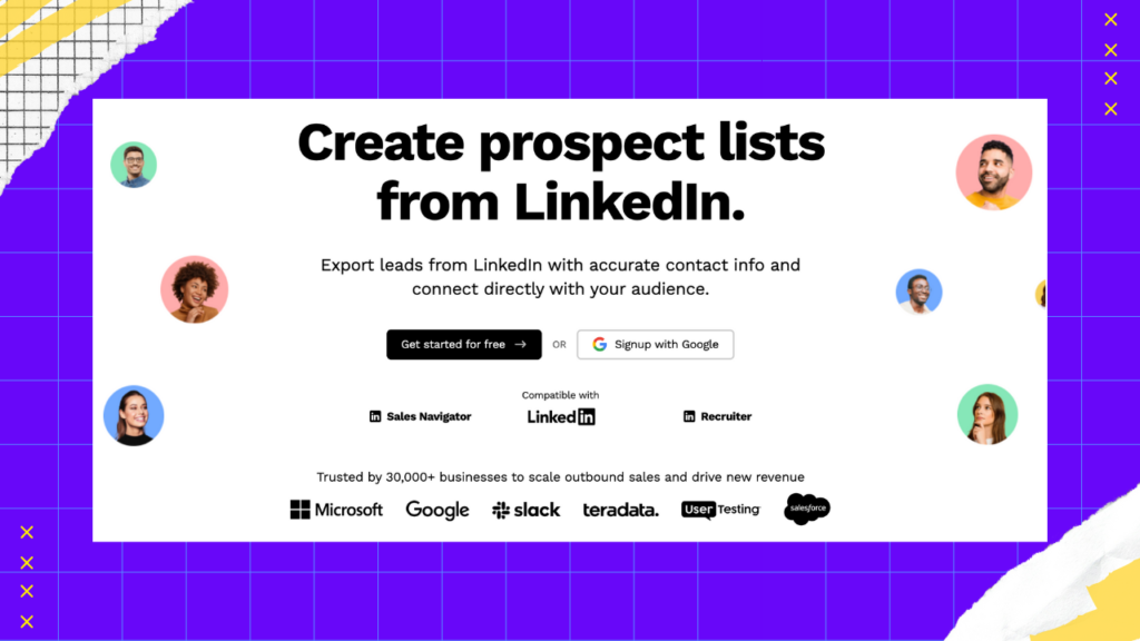 Get emails from LinkedIn with Wiza
