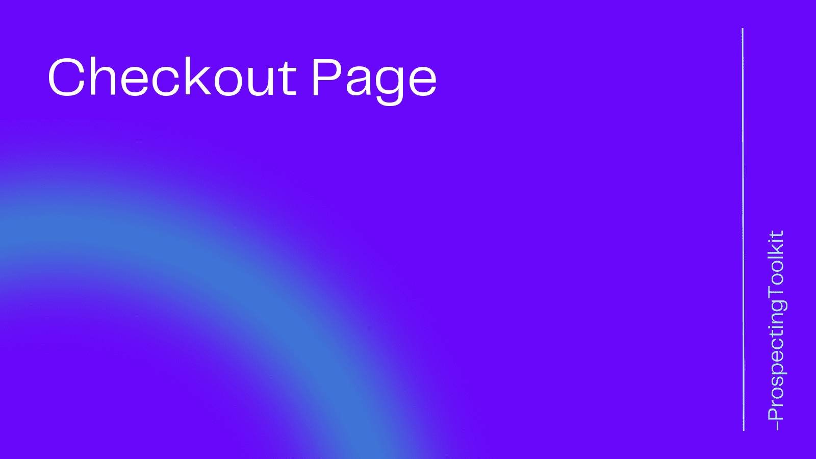 Checkout Page Checkout page